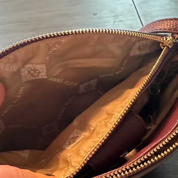 Anne Klein Burgundy Crossbody Bag - Picture 7 of 11